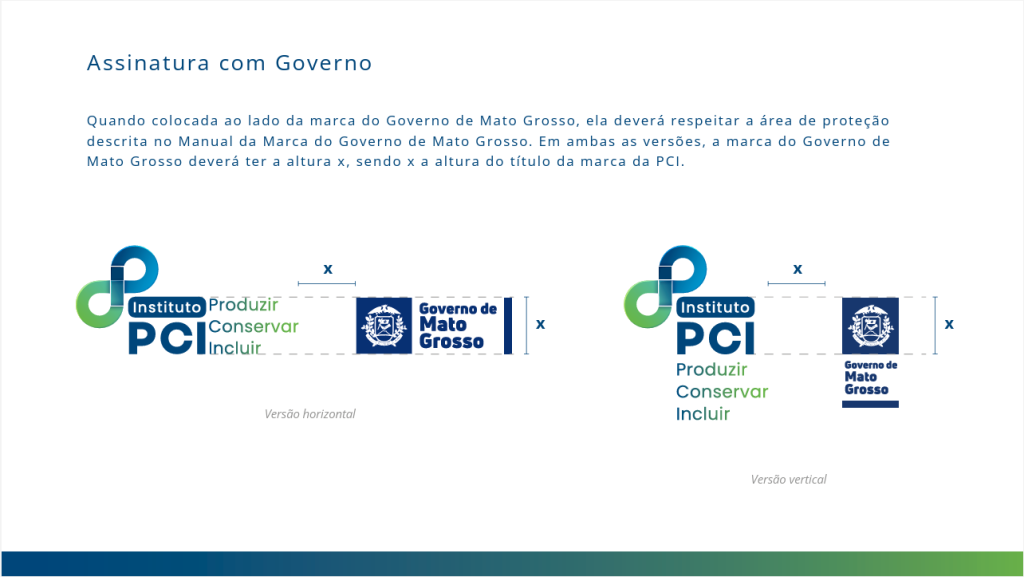 Assinatura da marca iPCI MT com a do Governo de Mato Grosso